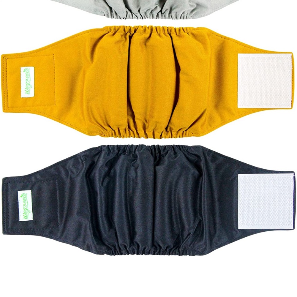 Wegreeco: Male Dog Belly Wrap (diaper) - Large